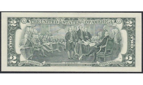 США 2 доллара 1995 года  (UNITED STATES OF AMERICA 2 Dollars 1995) P 497: UNC