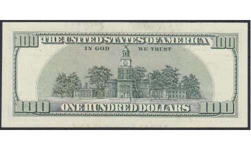 США 100 долларов 2006A года (UNITED STATES OF AMERICA 100 Dollars 2006A) P 529: UNC
