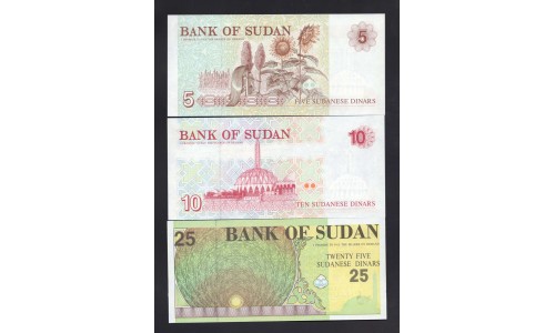 Судан набор из 9-ти банкнот (SUDAN nabor iz 9-ti bon) Р: UNC 