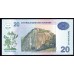 Суринам 20 долларов 2004 г. (SURINAME 20 Dollars 2004) P159а:Unc