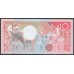 Суринам 10 гульден 1988 г. (SURINAME 10 Gulden 1988) Р131b: UNC
