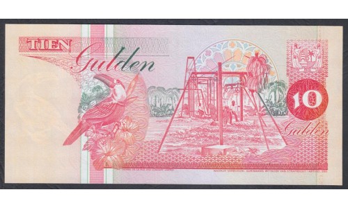 Суринам 10 гульден 1996 года (SURINAME 10 Gulden 1996) P 137b: UNC