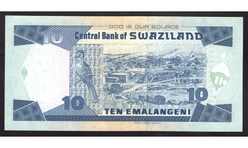Свазиленд 10 эмалангени 2004 г. (SWAZILAND 10 emalangeni 2004) P 29b: UNC