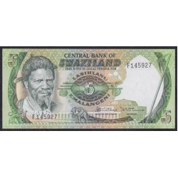 Свазиленд 5 эмалангени ND (1984) (SWAZILAND 5 emalangeni ND (1984) P 9a: UNC