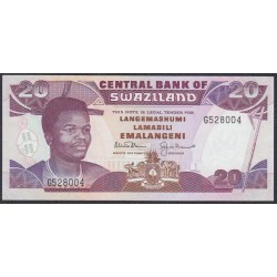 Свазиленд 20 эмалангени 1990-1992 (SWAZILAND 20 emalangeni 1990-1992) P 21b: UNC
