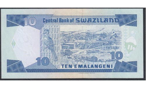 Свазиленд 10 эмалангени 1997 г. (SWAZILAND 10 emalangeni 1997) P 24b: UNC