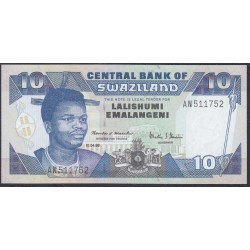 Свазиленд 10 эмалангени 1998 г. (SWAZILAND 10 emalangeni 1998) P 24с: UNC