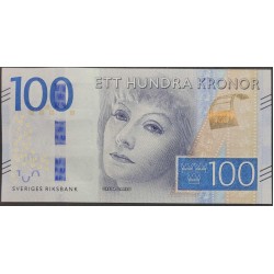 Швеция 100 крон (2016) (Sweden 100 kronor (2016)) P 71b : UNC