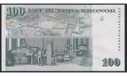 Швеция 100 крон 2005 года, 007125(Sweden 100 kronor 2005) P 68: UNC
