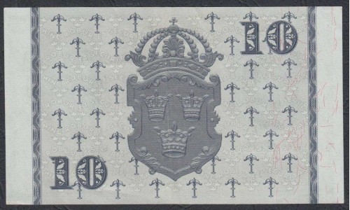 Швеция 10 крон 1958 (Sweden 10 kronor 1958) P 43f: XF/aUNC