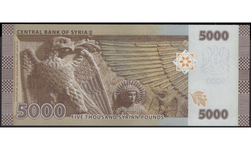Сирия 5000 фунтов 2019 год (Syria 5000 pounds 2019 year) P NEW : Unc