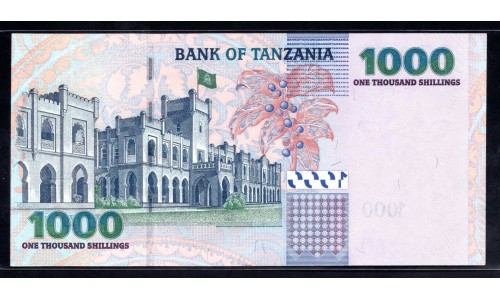 Танзания 1000 шиллингов  2003 года (TANZANIA  1000 shillings 2003) P36а: UNC