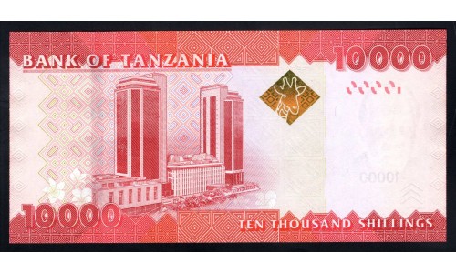 Танзания 10000 шиллингов  2010 - 2020 года (TANZANIA  10000 shillings  2010 - 2020) P44a: UNC