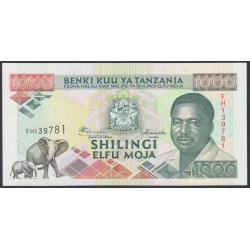 Танзания 1000 шиллингов 1993 года (TANZANIA  1000 shillings 1993) P27b: UNC