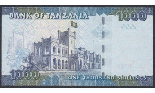 Танзания 1000 шиллингов  2010-2020 года (TANZANIA  1000 shillings  2010-2020) P41с: UNC