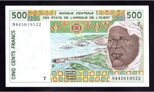 Того 500 франков 1994 года (TOGO 500 francs 1994) P 810Td: UNC