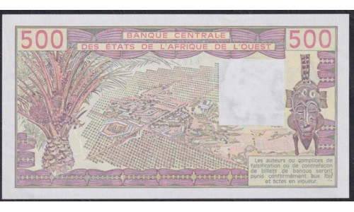 Того 500 франков 1979 года, РЕДКИЕ (TOGO 500 francs 1979) P 805T: UNC