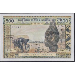 Того 500 франков 1959 - 61 года (TOGO 500 francs 1959 - 61) P 802Tm: UNC
