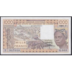 Того 1000 франков 1984 года (TOGO 1000 francs 1984) P 807Td: UNC