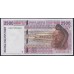 Того 2500 франков 1994 года, 9437508150(TOGO 1000 francs 1994) P 812Tc: UNC