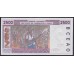 Того 2500 франков 1994 года, 9437508150(TOGO 1000 francs 1994) P 812Tc: UNC