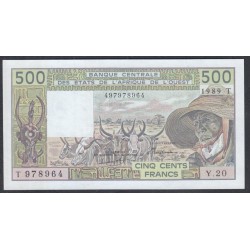 Того 500 франков 1989 года (TOGO 500 francs 1989) P 806Тk: UNC