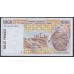 Того 1000 франков 2001 года (TOGO 1000 francs 2001) P 806Тk: UNC