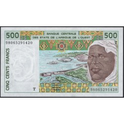 Того 500 франков 1998 года (TOGO 500 francs 1998) P 810Ti : UNC
