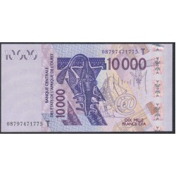 Того 10000 франков  2008 года (TOGO 10000 francs 2008) P 818Tf: UNC