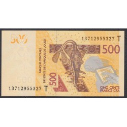 Того 500 франков 2013 года (TOGO 500 francs 2013) P 819Tb: UNC