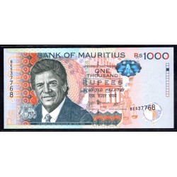 Маврикий 1000 рупий 2010 (MAURITIUS 1000 rupees 2010) P 63а : UNC
