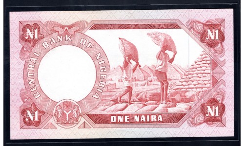 Нигерия 1 найра (1973-78) (NIGERIA 1 naira (1973-78)) P 15a : UNC