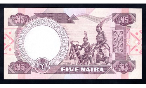 Нигерия 5 найра 2002 (NIGERIA 5 naira 2002) P 24g : UNC
