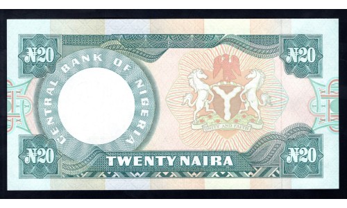 Нигерия 20 найра 2001 (NIGERIA 20 naira 2001) P 26g : UNC