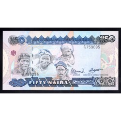 Нигерия 50 найра (1984-2000) (NIGERIA 50 naira (1984-2000) P 27c : UNC