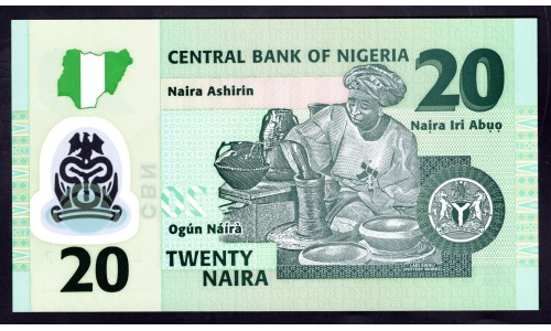 Нигерия 20 найра 2006 (NIGERIA 20 naira 2006) P 34a(1) : UNC