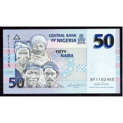 Нигерия 50 найра 2006 (NIGERIA 50 naira 2006) P 35a : UNC