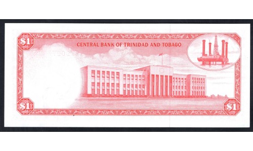 Тринидад и Тобаго 1 доллар 1964 года (TRINIDAD & TOBAGO 1 Dollar 1964) P30b: UNC