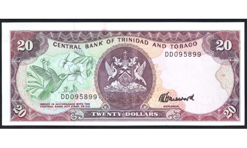 Тринидад и Тобаго 20 долларов 1979 года (TRINIDAD & TOBAGO 20 Dollars 1979) P39c: UNC