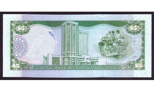 Тринидад и Тобаго 5 долларов 2006 года (TRINIDAD & TOBAGO 5 Dollars 2006) P47а: UNC