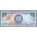 Тринидад и Тобаго 100 долларов 2002 года (TRINIDAD & TOBAGO 100 Dollars 2002) P45: UNC