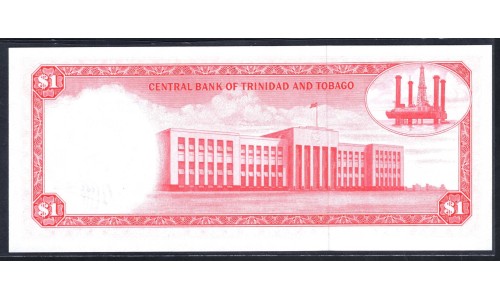 Тринидад и Тобаго 1 доллар 1964 г. (TRINIDAD & TOBAGO 1 Dollar 1964) P26с:Unc