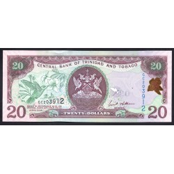 Тринидад и Тобаго 20 долларов 2006 года (TRINIDAD & TOBAGO 20 Dollars 2006) P49a: UNC