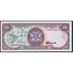 Тринидад и Тобаго 20 долларов 1979 года (TRINIDAD & TOBAGO 20 Dollars 1979) P3 9c: UNC