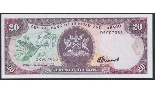 Тринидад и Тобаго 20 долларов 1979 года (TRINIDAD & TOBAGO 20 Dollars 1979) P3 9c: UNC