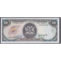 Тринидад и Тобаго 10 долларов 1979 года (TRINIDAD & TOBAGO 10 Dollars 1979) P38a: UNC
