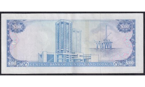 Тринидад и Тобаго 100 долларов 1979 года (TRINIDAD & TOBAGO 100 Dollars 1979) P40b: XF