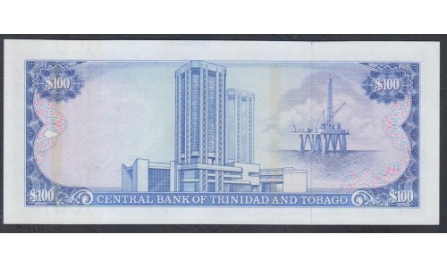 Тринидад и Тобаго 100 долларов 1979 года (TRINIDAD & TOBAGO 100 Dollars 1979) P40a: UNC