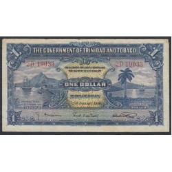 Тринидад и Тобаго 1 доллар 1935 года (TRINIDAD & TOBAGO 1 Dollar 1935) P 5a: VG