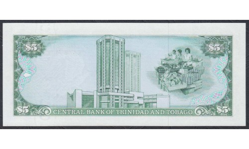 Тринидад и Тобаго 5 долларов 1979 года (TRINIDAD & TOBAGO 5 Dollars 1979) P37с: UNC